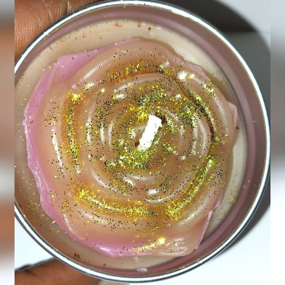 Handcrafted Chocolate Rose cande 2oz